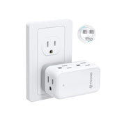 TROND outlet extender with 360 degree rotating plug for flexible placement