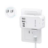 TROND rotating plug showing 360° flexibility for tight spaces.