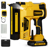 TROOZY pneumatic brad nailer in action for precise trim and molding