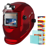 TRQWH welding helmet true color view enhances weld visibility and reduces eye strain.