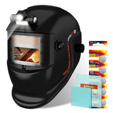 TRQWH welding helmet true color view delivers clearer weld visibility.