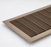 TruAire 8x12 floor return grille front view shows rugged steel build for home use.