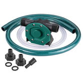 TRUPOW self-priming mini drill pump kit in action for quick water transfer