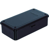 Trusco T-190MBK trunk box front view for compact steel tool storage.