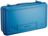 Trusco T-360 trunk tool box blue front view, durable and ready for gear