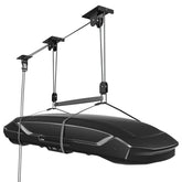 TRUSOON cargo box pulley system ready for attic storage and space saving