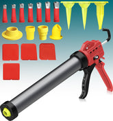 TRUXXON 20 oz sausage caulk gun front view for clean, precise seals.