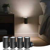 TSEXES LED night light with rotatable plug for flexible outlet placement.