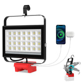 T-SUN 100W LED Work Light, front view, portable brightness for job sites.