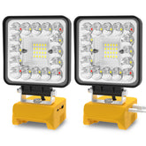 T-SUN 2Pcs cordless work light with 36 LEDs for versatile workspace illumination.