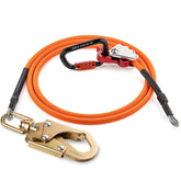 TT TRSMIMA flipline 8ft steel-wire core offers secure ascent with high visibility
