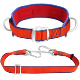 TT TRSMIMA tree climbing harness with ergonomic waistpad for breathable comfort during long climbs.
