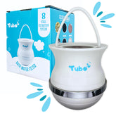 Tubo Bath Filter 2.0 installed on tub faucet with 8-stage filtration