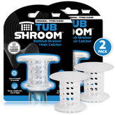 TubShroom inside-drain fit protects tub drains from hair clogs