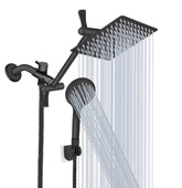 Tudoccy 8-inch rainfall shower head delivers wide, soothing coverage for a spa-like shower.