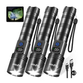 Tughlax 3-pack flashlights with a wide beam for room and yard illumination.