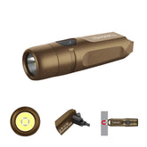 TUNENGE S15 keychain flashlight front view showing compact design and bright output for outdoor visibility