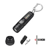 TUNENGE S15Pro keychain flashlight with 750-lumen beam for outdoor use