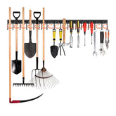 TVKB 51-inch all-metal garden tool organizer backboard for sturdy wall mounting