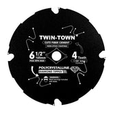 TWIN-TOWN PCDT61204 teeth close-up for precise cuts