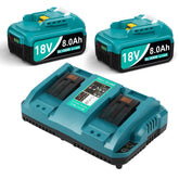Twupixy battery with DC18RC compatibility for Makita tools.
