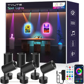 Tyute RGB spotlight colors glow to create cozy evenings.