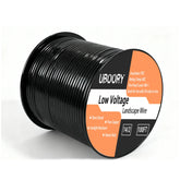 Uboory 14/2 low voltage wire direct burial for durable outdoor landscape lighting.