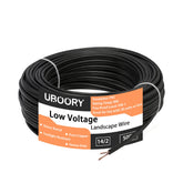 uboory 14-2 low voltage wire for outdoor use, ready for exterior installations.