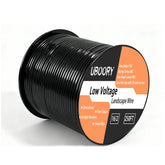 UBOORY 16/2 low voltage wire spool for easy outdoor installation.