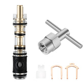 UCDETD 1225 replacement brass cartridge for Moen faucets reduces leaks and extends faucet life