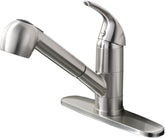 Ufaucet kitchen faucet with pull-out sprayer for flexible cleaning and rinsing