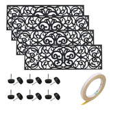 UFelice butterfly-design rubber stair treads improve grip on exterior steps.