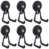 ULIBERMAGNET heavy-duty magnetic garage hook mounted on wall for tool organization