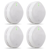 Uingarm 2-in-1 smoke and CO detector with 10-year battery for four-pack setup