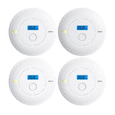 Uingarm 2-in-1 smoke and CO detector with dual sensors for early threat detection.
