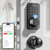 Ulecoce keyless entry lock front view shows a sturdy handle set for secure entry.