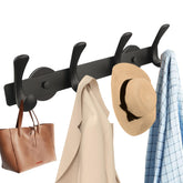 ULIBERMAGNET double hooks rack on fridge showing space-saving organization