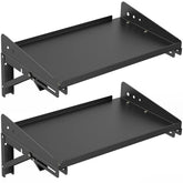 ULIBERMAGNET garage folding shelf mounted on wall holding heavy tools securely