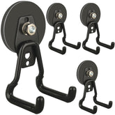 ULIBERMAGNET upgraded large magnetic hooks on metal surface provide secure grip and stability.