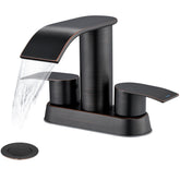 Ultimate Unicorn faucet with waterfall-spout for spa-like sink flow