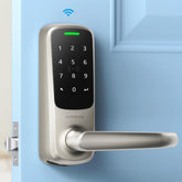 ULTRALOQ Latch 5 front view with built-in WiFi for remote access.