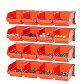 Ultrawall rail and bins assembly showcasing modular storage for small hardware.
