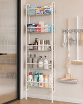 UMDONX Behind The Door 5-tier shelf over door for towels and toiletries