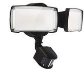 UME 19W LED flood light dual-head front view for bright exterior lighting