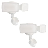UME two-pack 19W flood light front view for bright driveway lighting
