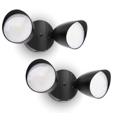 UME two-pack dual-head floodlight front view for outdoor lighting.