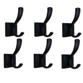 UNHINT matte black wall-mount towel hooks on a clean wall for organized towels.