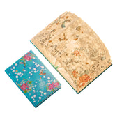 Uniwolk Flower Book Lamp hummingbird pleated panel soft reading light