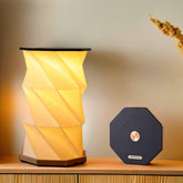 Uniwolk travel lamp with folded lantern design for easy packing and travel