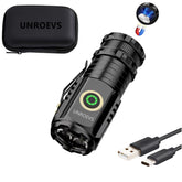 UNROEVS mini flashlight with compact design for easy daily carry.